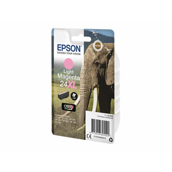Singlepack Light Magenta 24XL Claria Photo HD Ink Singlepack Light Magenta 24XL Claria Photo HD Ink