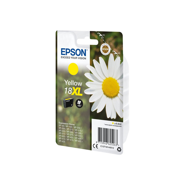 Singlepack Yellow 18XL Claria Home Ink