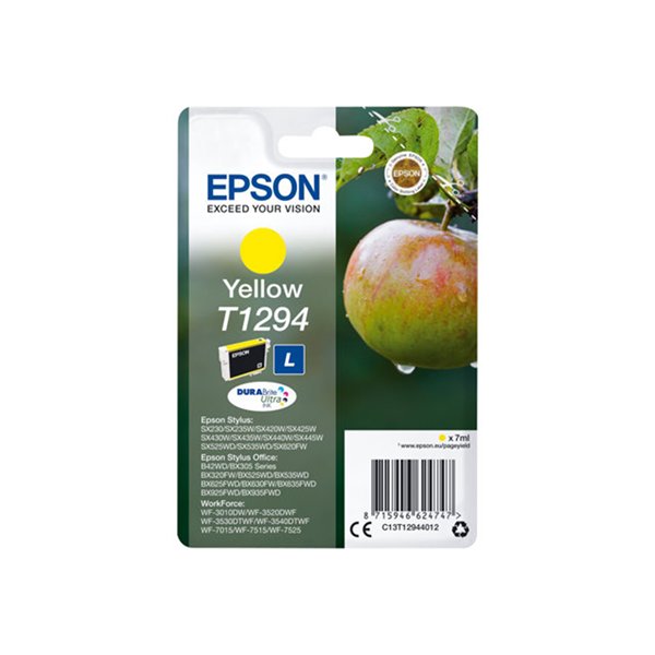 Singlepack Yellow T1294 DURABrite UltraInk
