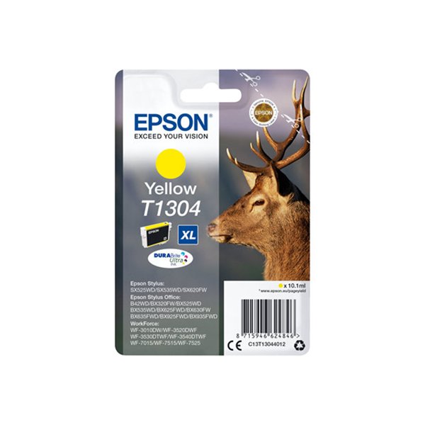 Singlepack Yellow T1304 DURABrite UltraInk