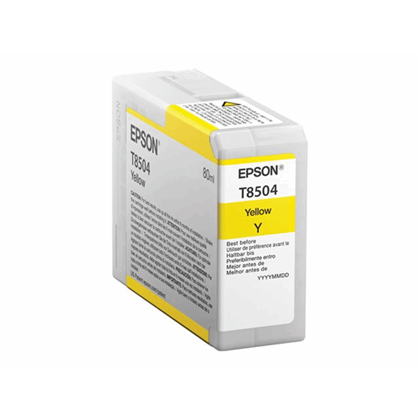Singlepack Yellow T850400 UltraChrome HD ink 80ml Singlepack Yellow T850400 UltraChrome HD ink 80ml