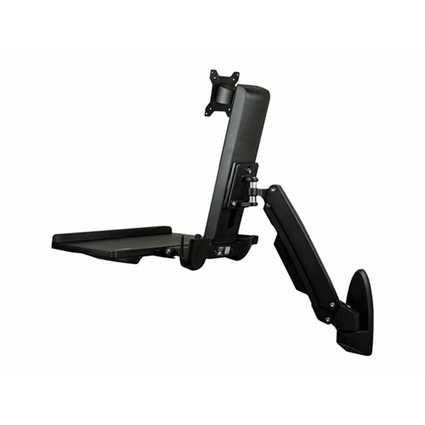 Sit Stand Desk - Wall Mount One Monitor