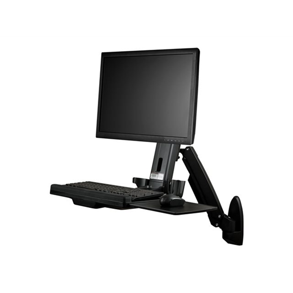 Sit Stand Desk - Wall Mount One Monitor
