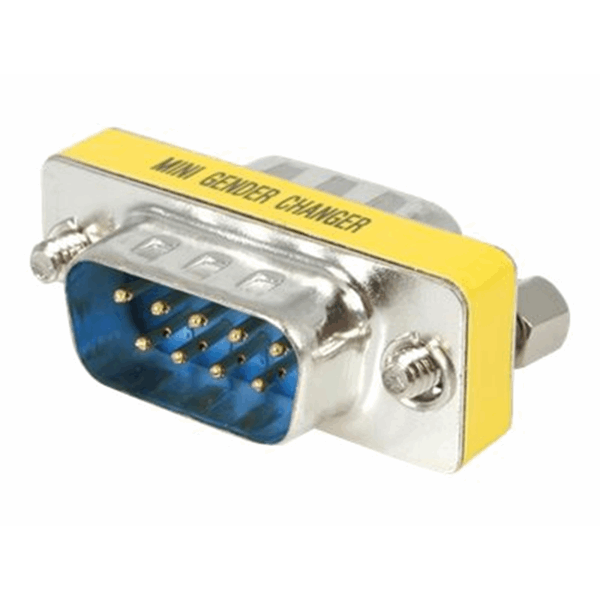 Slimline Serial DB9 Gender Changer - M/M