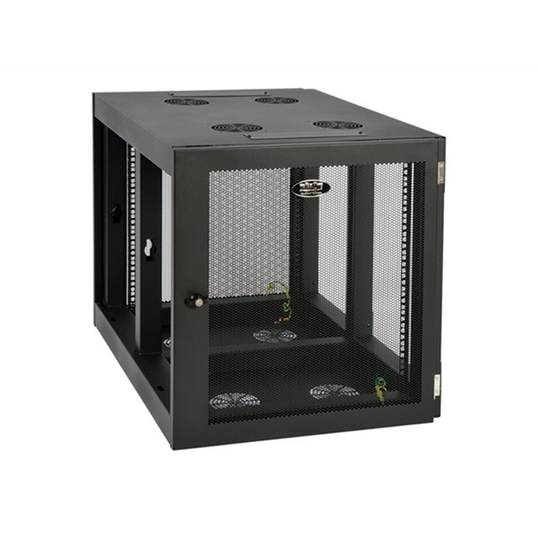 SmartRack 12U Heavy-Duty Low-Profile Server-Depth Side-Mount Wall-Mount Small Rack Enclosure