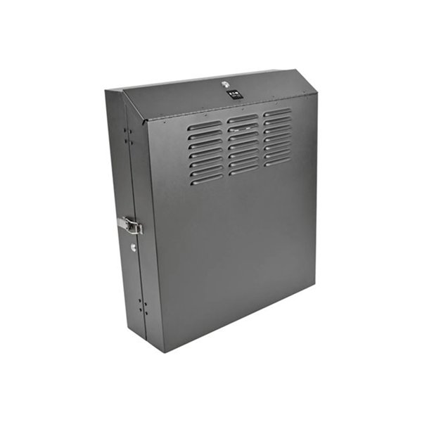 SmartRack 4U Low-Profile Vertical-MountSwitch-Depth Wall-Mount Rack Enclosure Cabinet