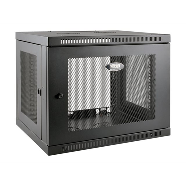 SmartRack 9U Low-Profile Switch-Depth-Plus Wall-Mount Mini Rack Enclosure