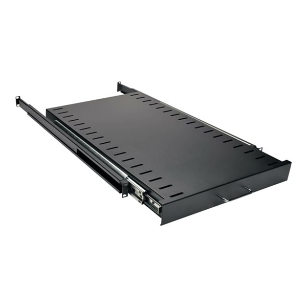 SmartRack Heavy-Duty Sliding Shelf 200 lbs 90.7 kgs capacity 28.3 in 719 mm depth.