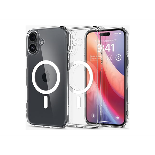 Spigen iPh 6.1in 2024 UltrHyb MgFt White Spigen iPh 6.1in 2024 UltrHyb MgFt White
