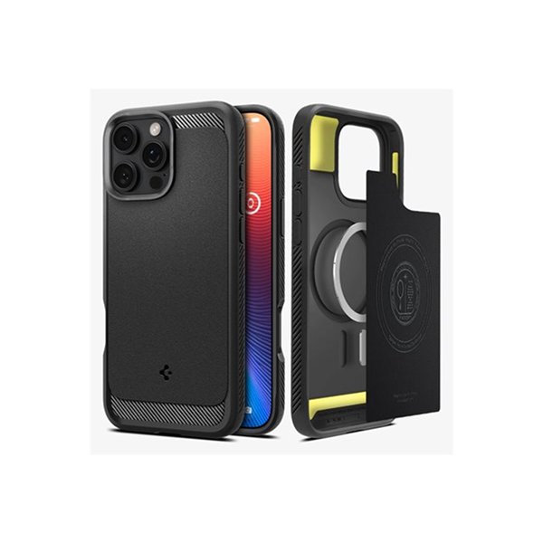 Spigen iPh 6.3in 2024 RuggArm MgFt Mt Bl