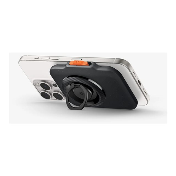 Spigen iPh TT Magfit+ CrdHldr Magsafe Bl