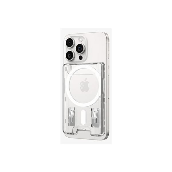 Spigen iPh Ultra Hybr Wlt Magsf Crst Clr