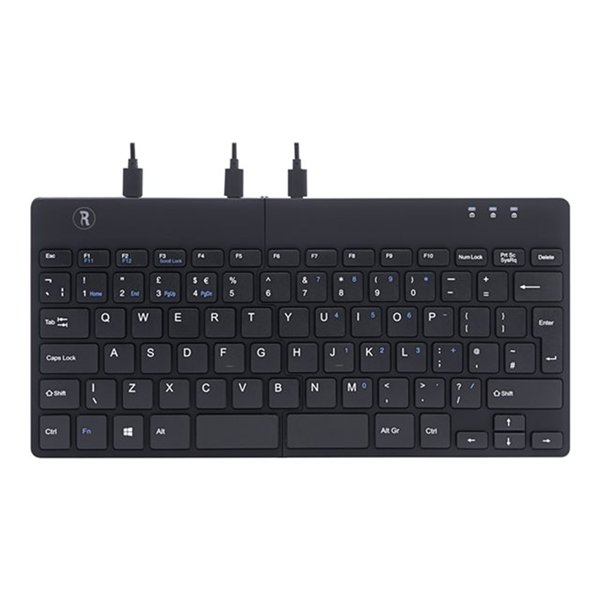 Split Break Keyboard UK black