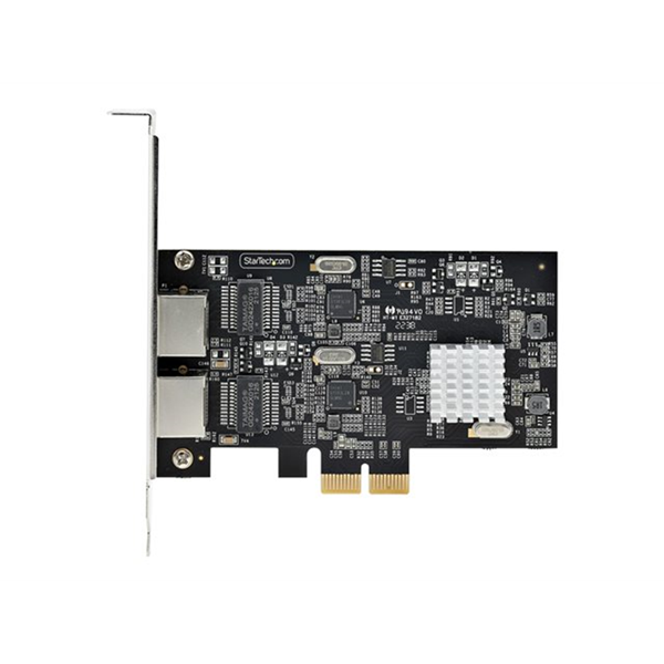 StarTech.com 2-Port 2.5Gbps NBASE-T PCIe Network Card, Intel I225-V, Dual-Port Computer Network Card, Multi-Gigabit NIC, PCI Express Server LAN Card, Desktop Ethernet Interface StarTech.com 2-Port 2.5Gbps NBASE-T PCIe Network Card, Intel I225-V, Dual-Port Computer Network Card, Multi-Gigabit NIC, PCI Express Server LAN Card, Desktop Ethernet Interface
