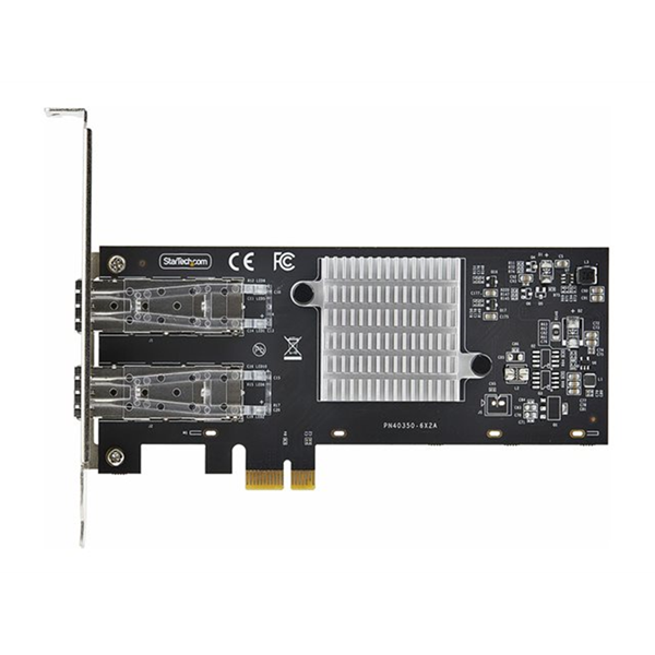 StarTech.com 2-Port GbE SFP Network Card, PCIe 2.0 x1, Intel I350-AM2 2x 1GbE Controller, 1000BASE Copper/Fiber Optic, Dual-Port Gigabit Ethernet NIC, Desktop/Server Backplanes - Windows and Linux Compatible (P021GI-NETWORK-CARD) StarTech.com 2-Port GbE SFP Network Card, PCIe 2.0 x1, Intel I350-AM2 2x 1GbE Controller, 1000BASE Copper/Fiber Optic, Dual-Port Gigabit Ethernet NIC, Desktop/Server Backplanes - Windows and Linux Compatible (P021GI-NETWORK-CARD)