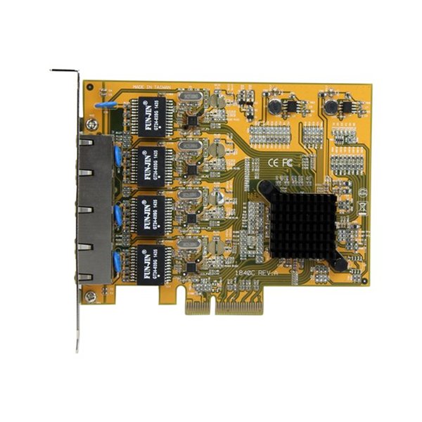 StarTech.com 4-Poort PCI Express gigabit netwerk adapter kaart - Quad Port PCIe Gigabit NIC