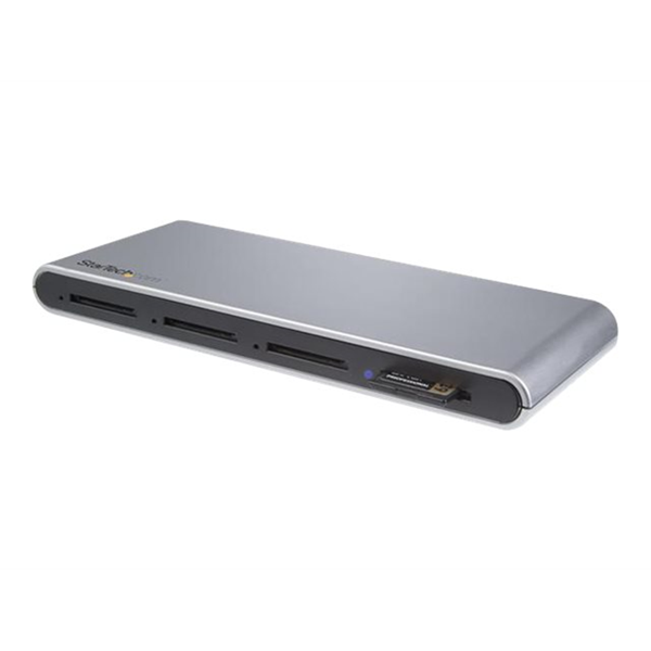 StarTech.com 4-poorts USB-C SD kaart lezer - USB 3.1 (10Gbps) - SD 4.0, UHS-II card reader - USB C naar SD geheugenkaart lezer StarTech.com 4-poorts USB-C SD kaart lezer - USB 3.1 (10Gbps) - SD 4.0, UHS-II card reader - USB C naar SD geheugenkaart lezer