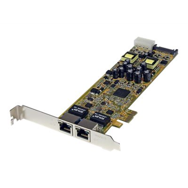 StarTech.com Dubbele Poort PCI Express Gigabit Ethernet Netwerkkaart Adapter - 2 Poort PCIe NIC 10/100/100 Server Adapter met PoE PSE StarTech.com Dubbele Poort PCI Express Gigabit Ethernet Netwerkkaart Adapter - 2 Poort PCIe NIC 10/100/100 Server Adapter met PoE PSE