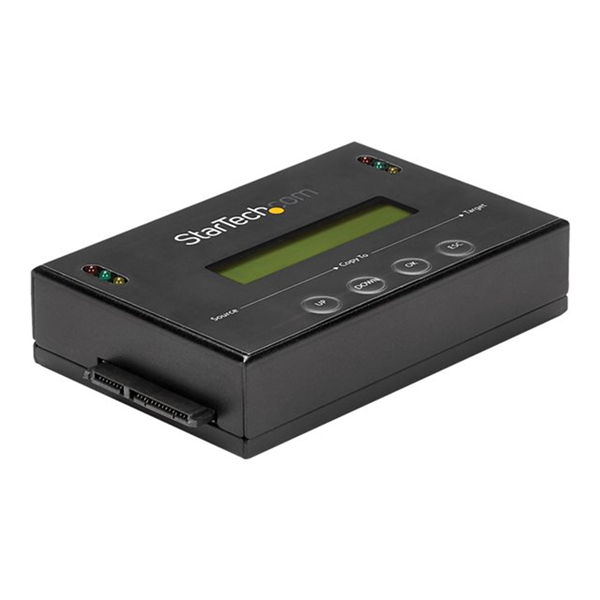 StarTech.com Standalone 2,5/3,5 inch SATA harde-schijfduplicator en -wisser met hoge duplicatiesnelheid tot 14 GB/min StarTech.com Standalone 2,5/3,5 inch SATA harde-schijfduplicator en -wisser met hoge duplicatiesnelheid tot 14 GB/min