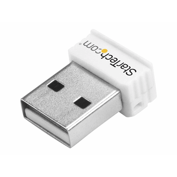 StarTech.com USB 150Mbps Mini Wireless N Network Adapter - 802.11n/g 1T1R USB WiFi Adapter - White USB Wireless Adapter - Wireless NIC (USB150WN1X1W) StarTech.com USB 150Mbps Mini Wireless N Network Adapter - 802.11n/g 1T1R USB WiFi Adapter - White USB Wireless Adapter - Wireless NIC (USB150WN1X1W)