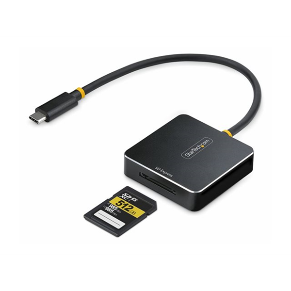 StarTech.com USB-C SD Express Card Reader, USB 10Gbps, Portable Memory Card Reader, USB Type-C to Secure Digital 7.1 Adapter, Works with Any Operating System StarTech.com USB-C SD Express Card Reader, USB 10Gbps, Portable Memory Card Reader, USB Type-C to Secure Digital 7.1 Adapter, Works with Any Operating System