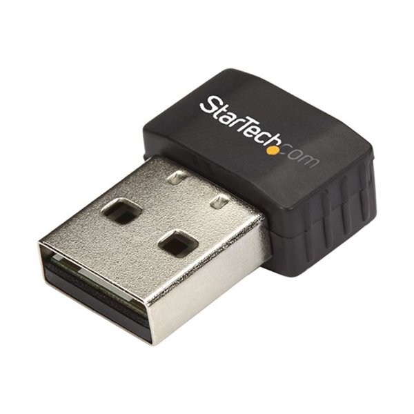 StarTech.com USB Wi-Fi adapter - AC600 - Dual-Band Nano adapter - draadloos - 1T1R 802.11ac wireless adapter - 2.4GHz / 5GHz