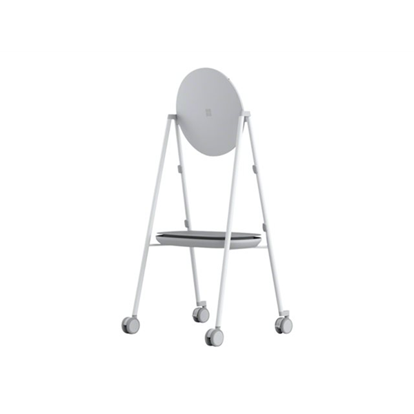 Steelcase wagen - voor interactief plat beeldscherm - grijs, poolwit, tinkleurig