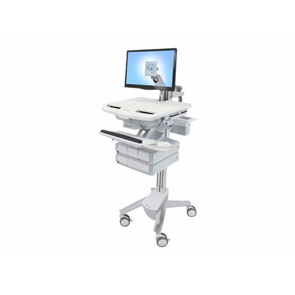 STYLEVIEW CART WITH LCD ARM 6 DRAWERS