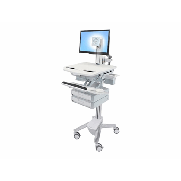 STYLEVIEW CART WITH LCD PIVOT 6 DRAWERS
