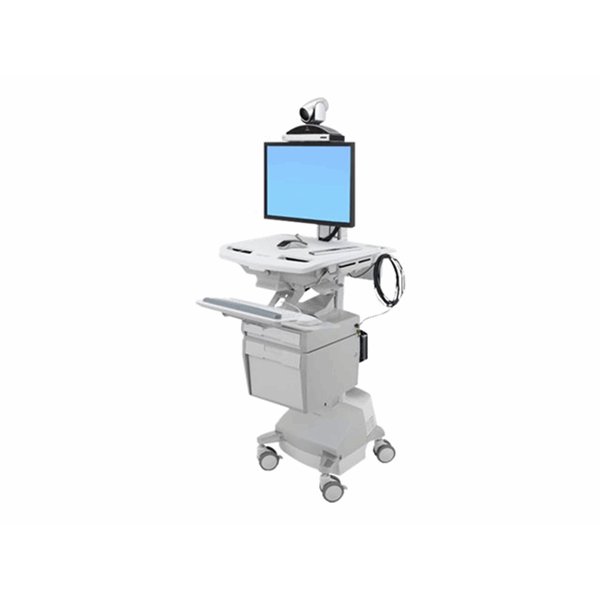 STYLEVIEW TELEMEDICINE CART WITH SINGLE