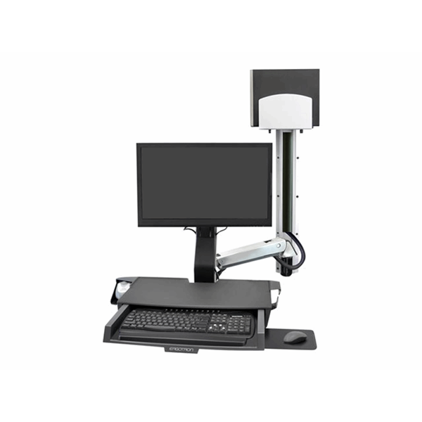 Ergotron StyleView bevestigingskit - voor lcd-scherm / toetsenbord / muis / streepjescodelezer / CPU - gepolijst aluminium Ergotron StyleView bevestigingskit - voor lcd-scherm / toetsenbord / muis / streepjescodelezer / CPU - gepolijst aluminium