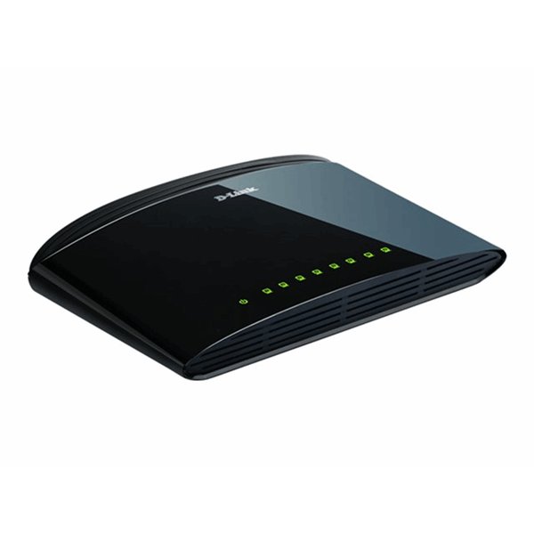 Switch/8xF+ENet RJ45 ext PSU