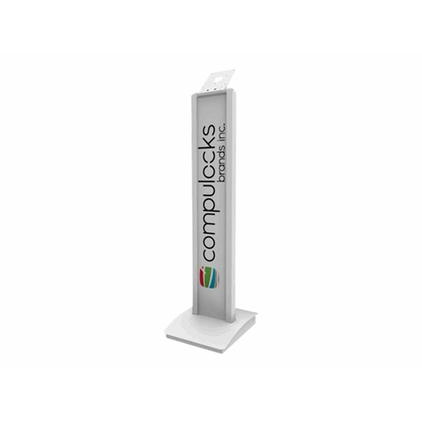 Tablet Floor Stand Mount BrandME White