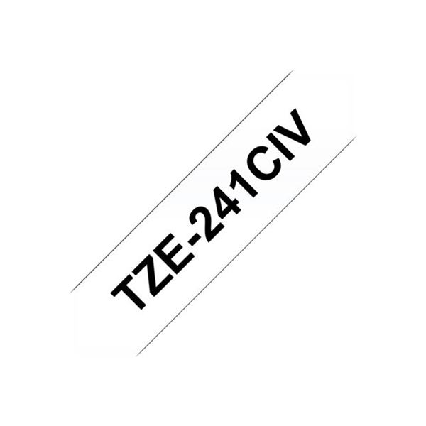 Tape/18mm black on white no blistering