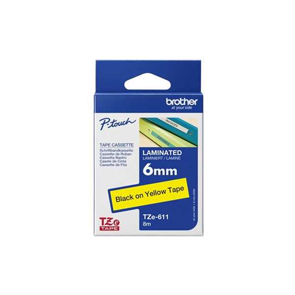 Tape/black-yellow 6mm f 3xx 5xx Tape/black-yellow 6mm f 3xx 5xx