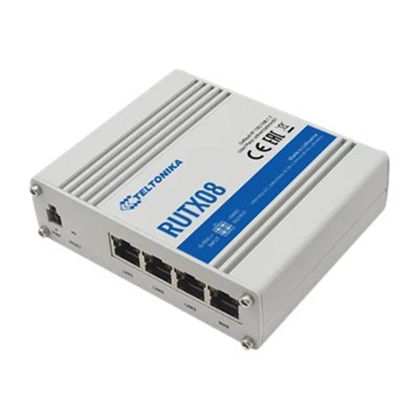 This robust industrial router has four Gigabit Ethernet ports a Quad-Core CPU and 256 MB RAM.