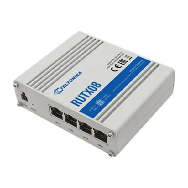 This robust industrial router has four Gigabit Ethernet ports a Quad-Core CPU and 256 MB RAM.