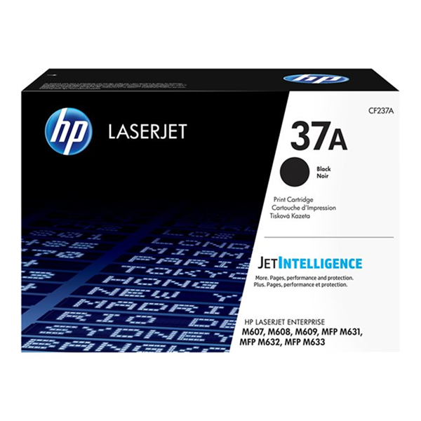 Toner/HP 37A LaserJet Cart BK