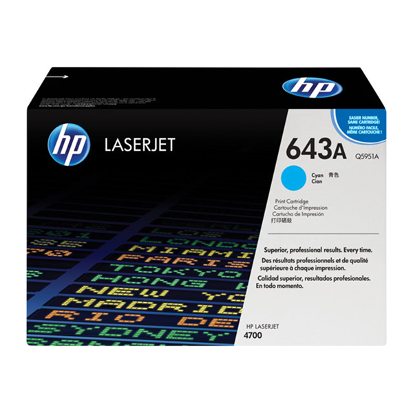 Tonercartridge cyan for Color LaserJet 4700