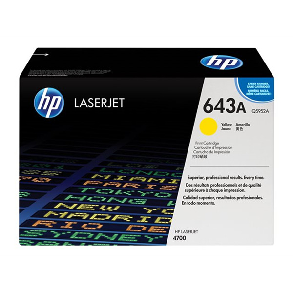 Tonercartridge yellow for Color LaserJet 4700