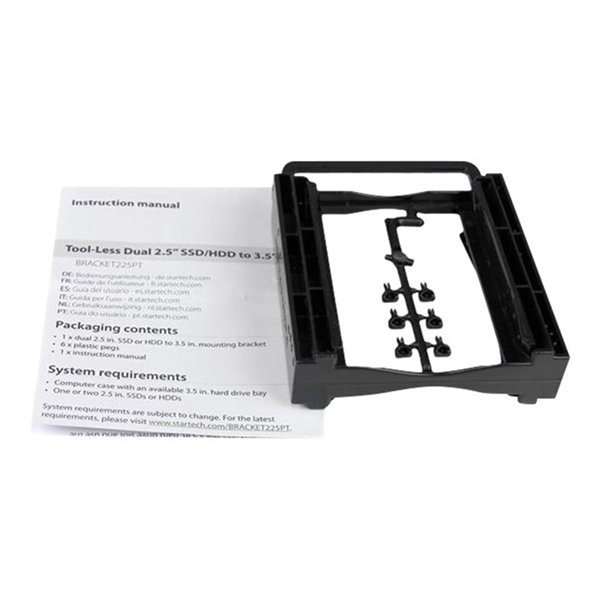 Tool-Less Dual 2.5in Drive Mounting Kit