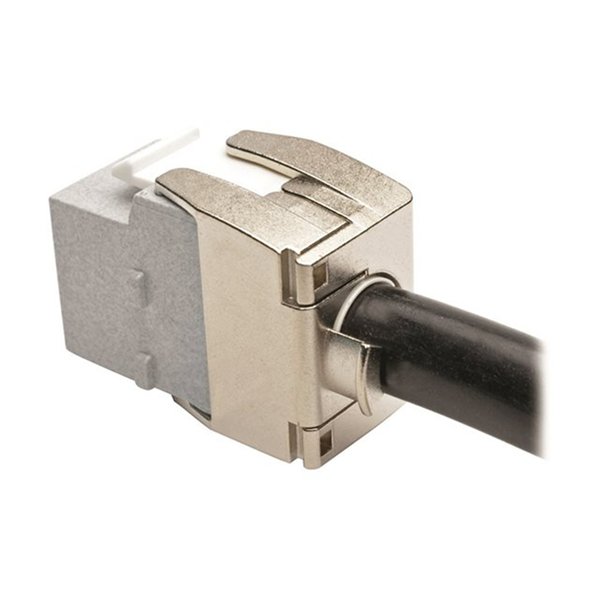 Toolless Cat6a Keystone Jack PoE/PoE+C