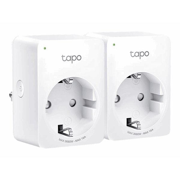 TP-Link Tapo P110 Mini Smart Wi-Fi Socket Energy Mon itoring 2-Pack TP-Link Tapo P110 Mini Smart Wi-Fi Socket Energy Mon itoring 2-Pack