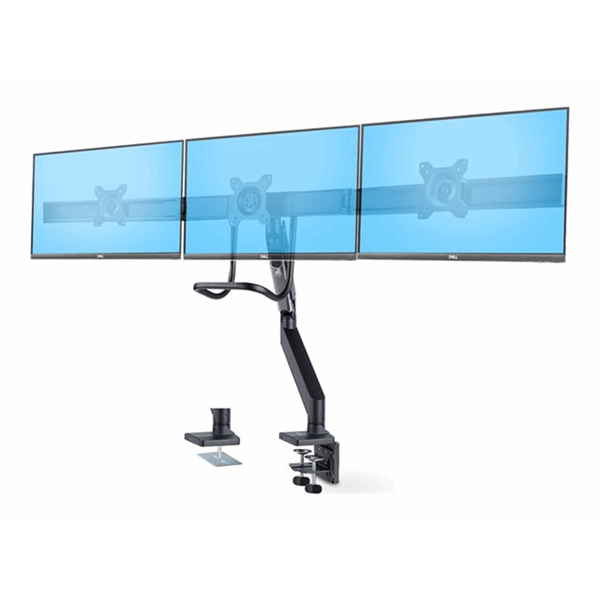 Triple Monitor Desk Mount 27in Screens
