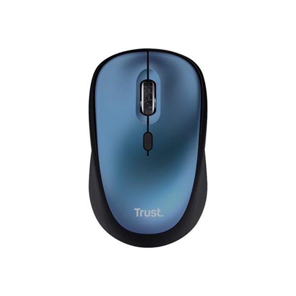 Trust Yvi+ - muis - stil - 2.4 GHz - blauw