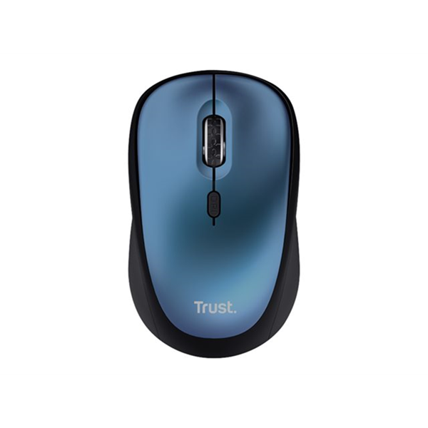 Trust Yvi+ - muis - stil - 2.4 GHz - blauw