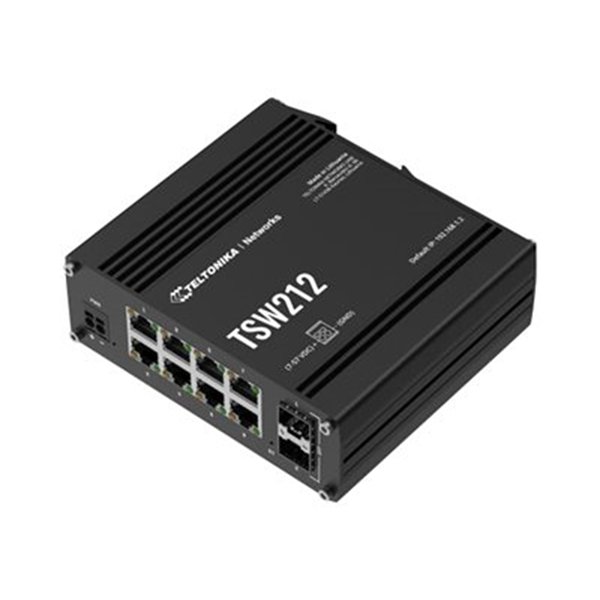 TSW212 is an L2 managed Ethernet switchwith additional L3 features like DHCPv6client support and static IPv6 routing.