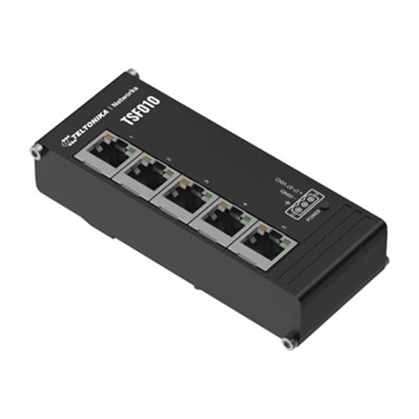 unmanaged Ethernet switch featuring a flat design and integrated DIN rail mounting for plug-and-play deployment in industrial cabinet applications. unmanaged Ethernet switch featuring a flat design and integrated DIN rail mounting for plug-and-play deployment in industrial cabinet applications.