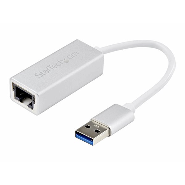 StarTech.com USB 3.0 naar gigabit ethernet netwerkadapter - zilver - strak aluminium design, ideaal voor MacBook, Chromebook of tablet StarTech.com USB 3.0 naar gigabit ethernet netwerkadapter - zilver - strak aluminium design, ideaal voor MacBook, Chromebook of tablet