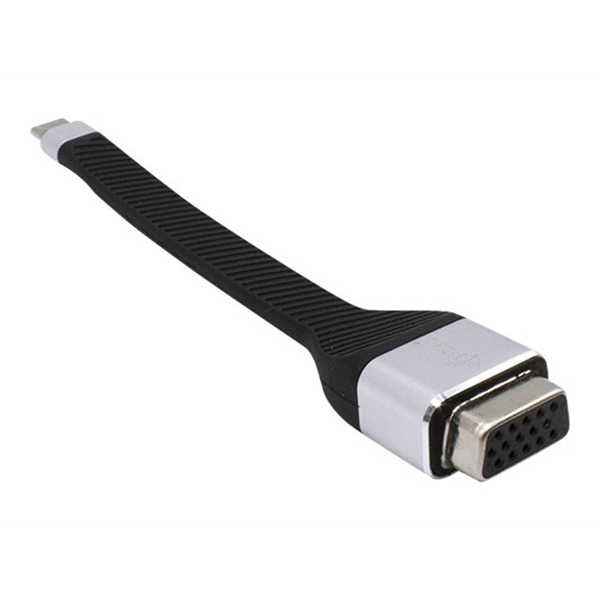 USB-C Flat VGA Adapter Full HD